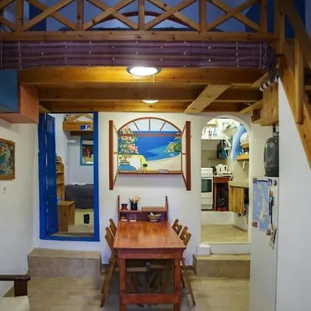 Authentic Cycladic House With Sea View Terrace Semesterbostad